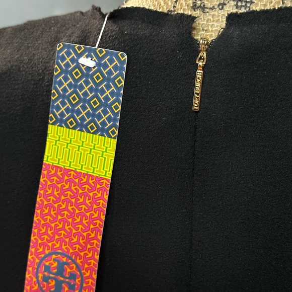 Tory Burch ❤️ Brooklyn Black Dress-Size 12 ~NEW w/Tory Burch Travel Garment Bag. - Picture 4 of 12